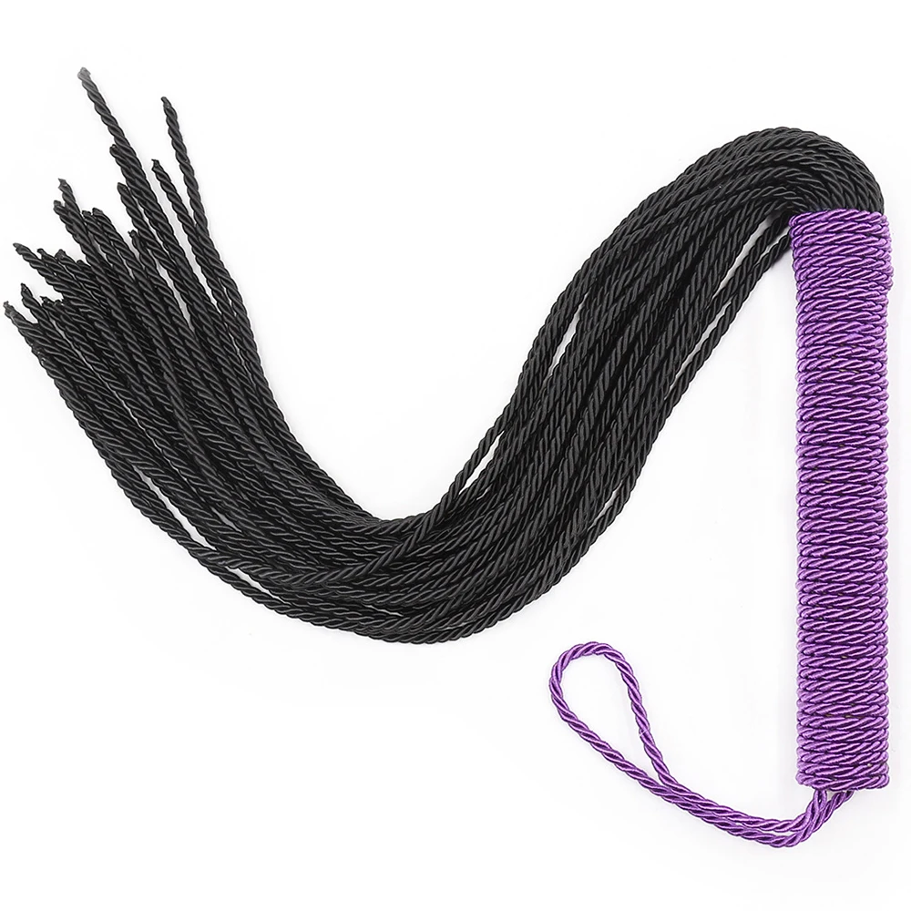 Nylon Hemp Rope Whip,Tassel 33cm Horse Whip,Top Horse Riding Equestrian Equestrianism Horse Crop