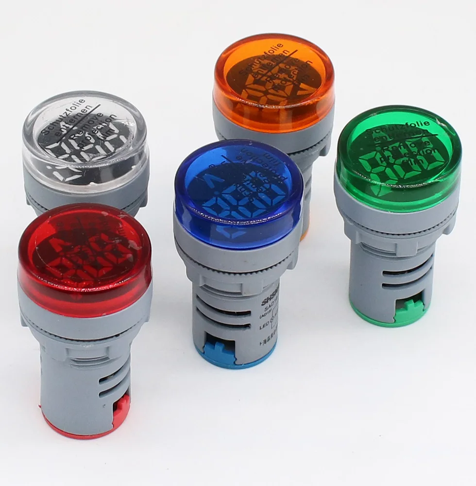 AD16-22DSV Mini Spannung Meter LED Digital Display AC Voltmeter Anzeige 22MM 60-500V