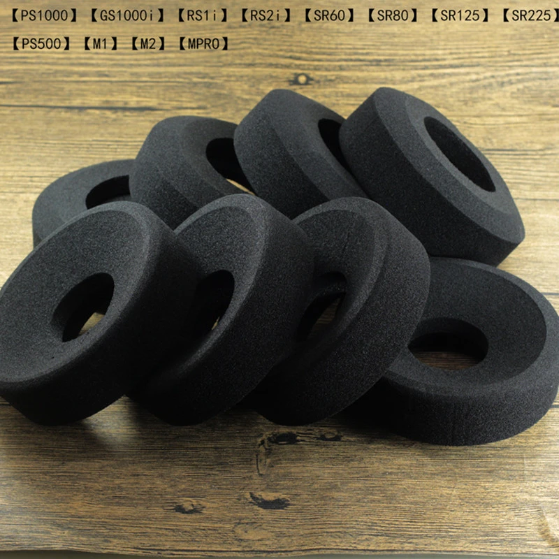 Coppia di cuscinetti auricolari cuscino per Grado GS1000i PS1000 RS1i RS2i auricolari di ricambio per cuffie cuffie con copertura in spugna di Memory Foam morbida
