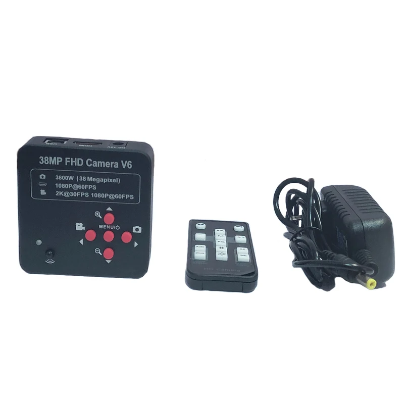 Imagem -06 - Microscópio Trinocular Estéreo 38mp Hdmi Digital Vídeo Usb Telefone Pcb Reparação do Relógio México 7x45x