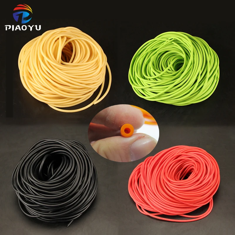 5M Rubber Band Hunting Sling Shot Slings Rubber Sporting Natural Latex Tube Slingshot Replacement Band Accessories 5 Colors