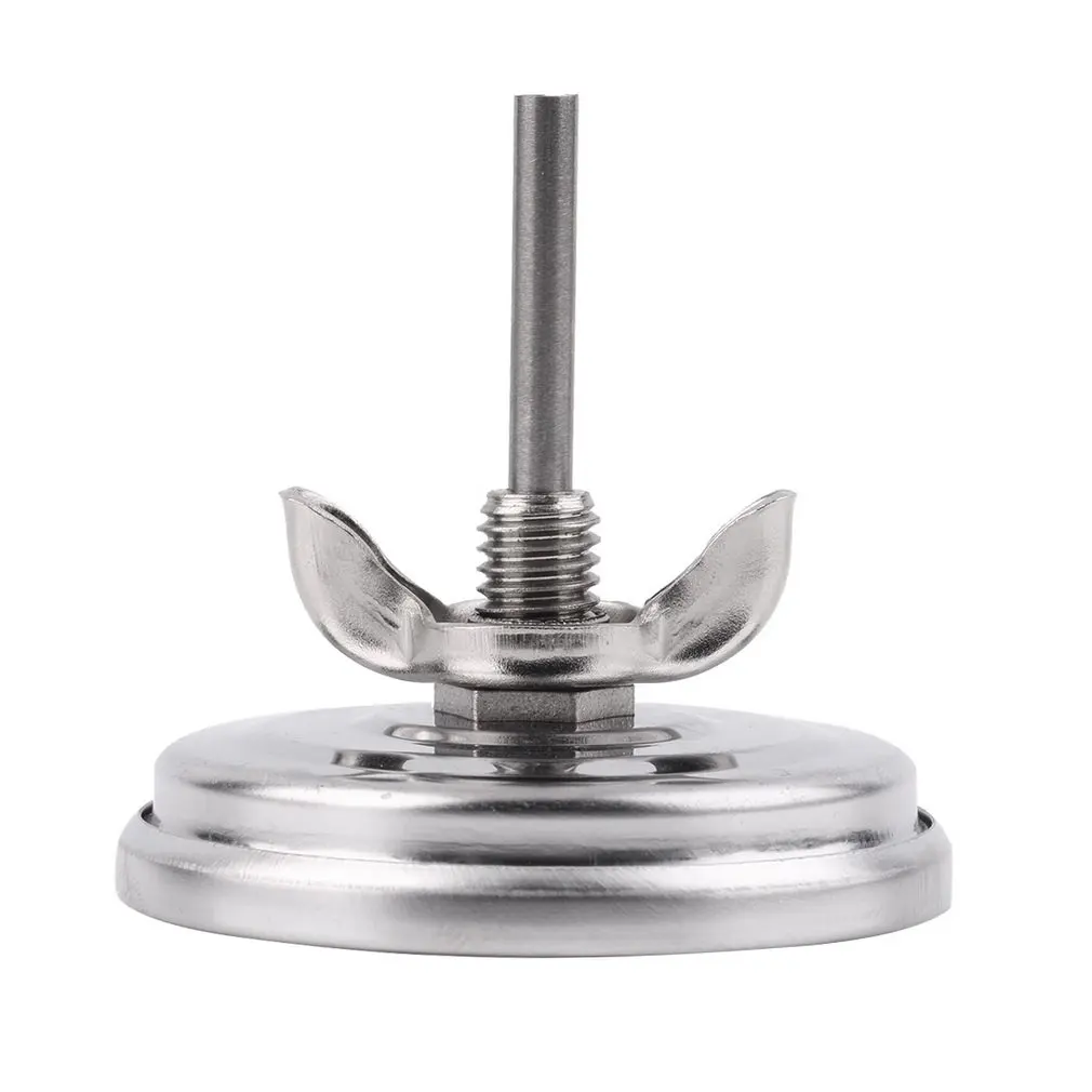 2021 HOT Stainless Steel BBQ Smoker Pit Grill Bimetallic thermometer Temp Gauge with Dual Gage 500 Degree Cooking Tools