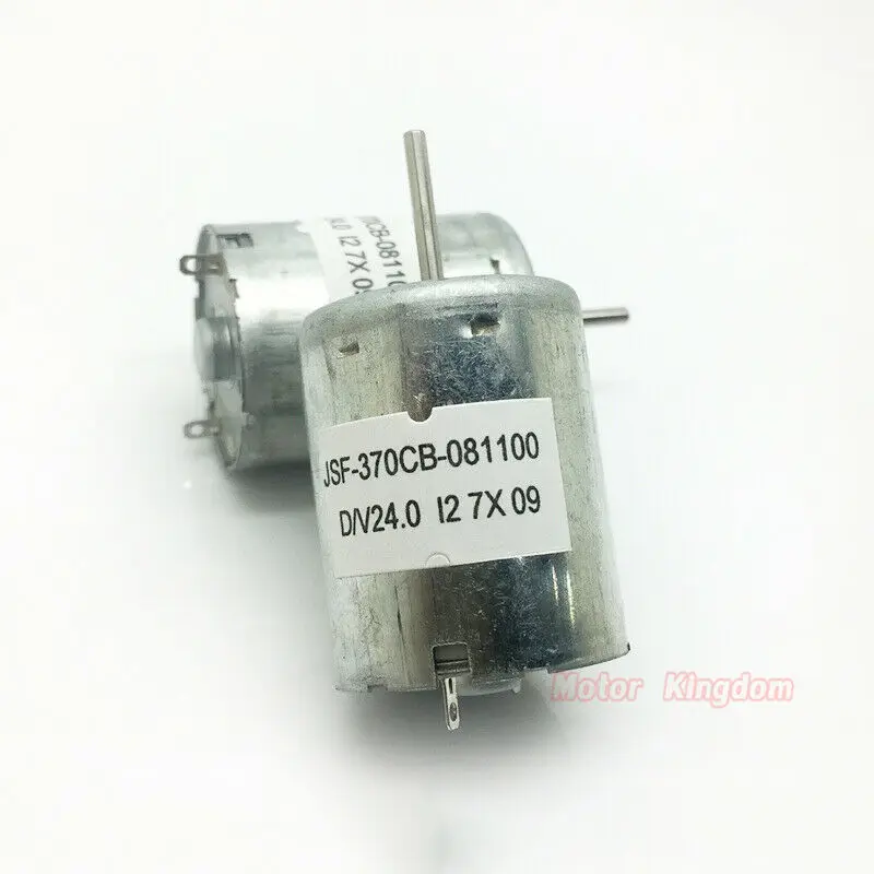 RF-370CB-081100 DC 12V-24V 1900rpm-3800rpm  Micro Mute 24mm Spindle Motor 15mm Long Shaft low speed electric motor