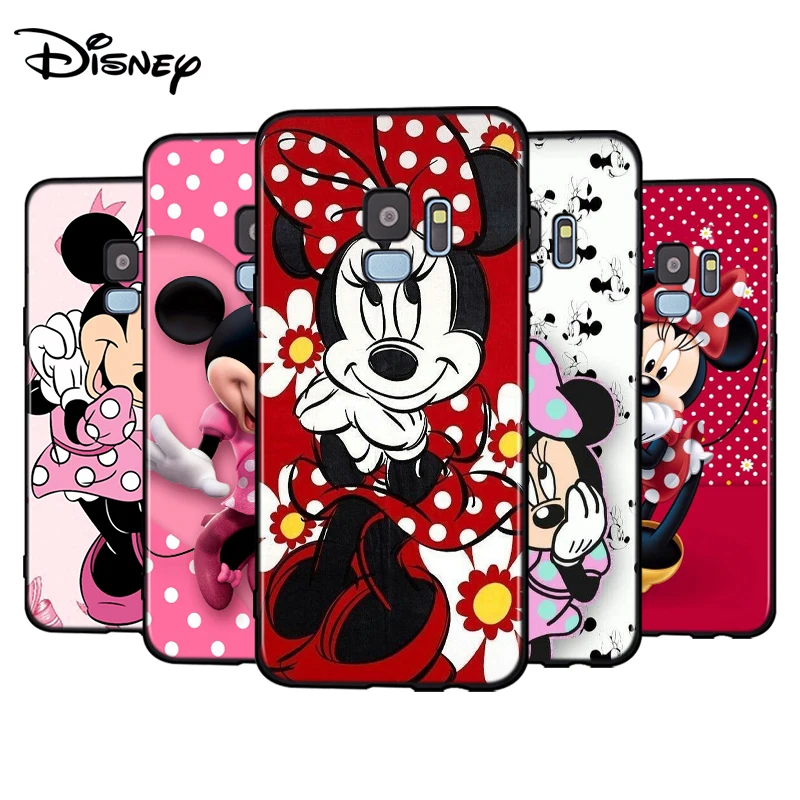 Silicone Case Disney Minnie Mouse For Samsung Galaxy A9 A8 A7 A6 A6S A8S Plus A5 A3 Star 2018 2017 2016 Phone Case