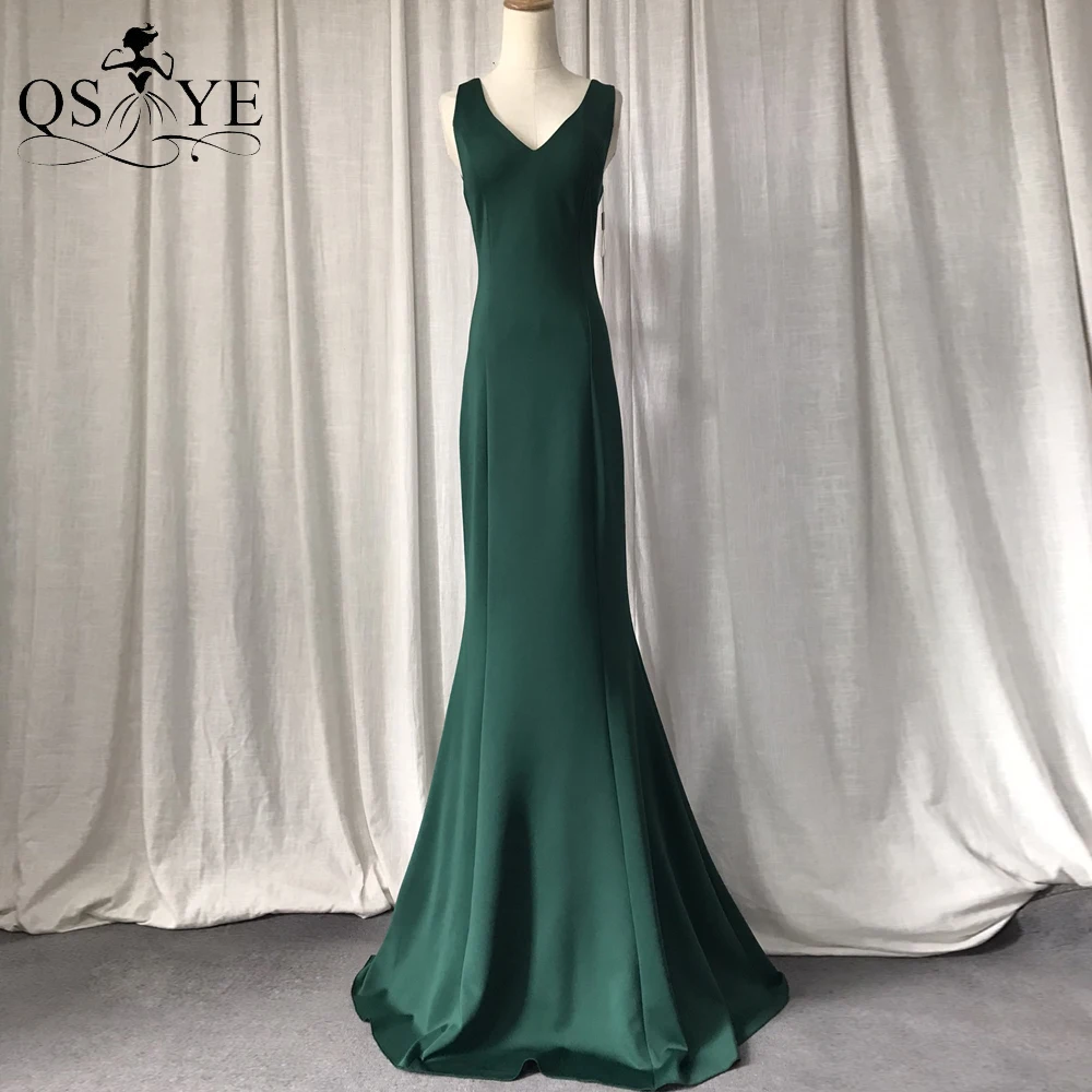 Vestidos de Noche de Esmeralda para mujer, chaqueta de sirena, chal de cuentas de taladro en caliente, vestido de fiesta, largo, elástico, verde, Formal, celebridad