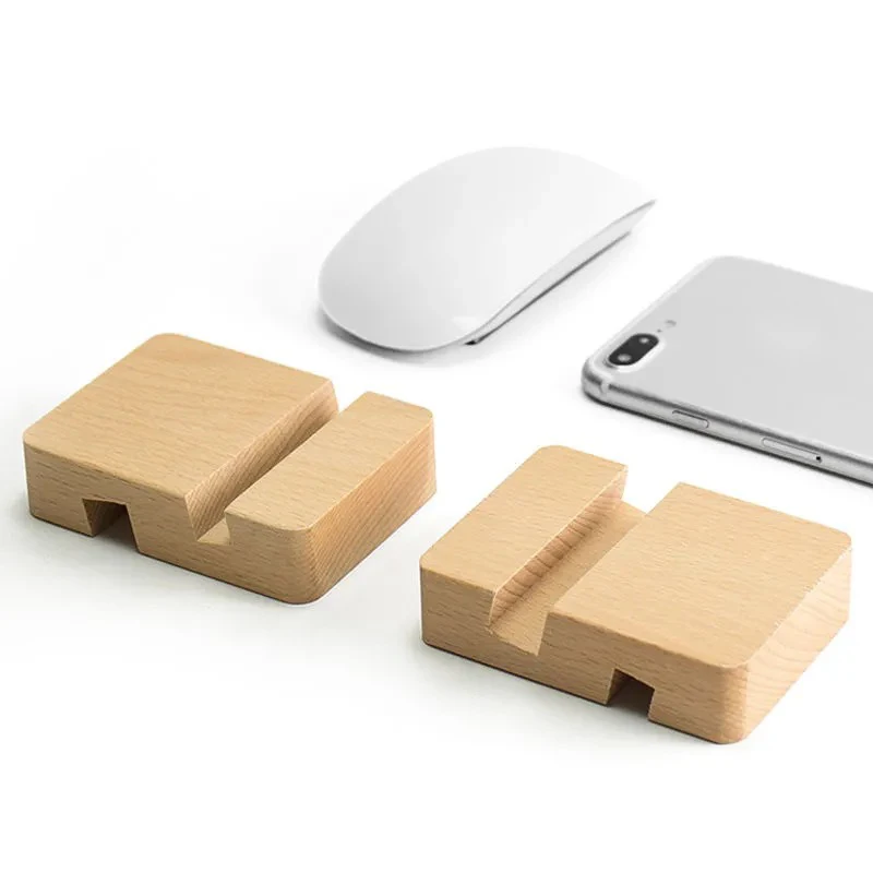 العالمي خشبية حامل هاتف آيفون 11 برو ماكس X XS الهاتف المحمول قوس لسامسونج S10 9 اللوحي حامل مكتب دعم الهاتف