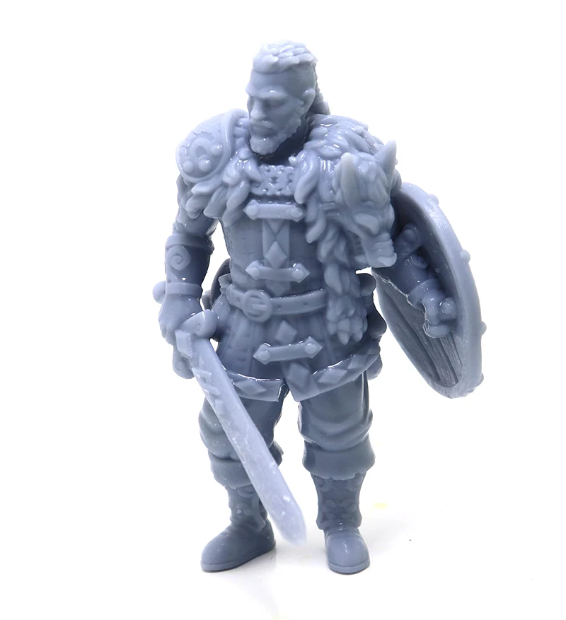 

1/24 75 мм 1/32 56 мм 1/18 100 мм набор моделей из смолы Мужская скульптура воина Неокрашенная искусственная скульптура без цвета