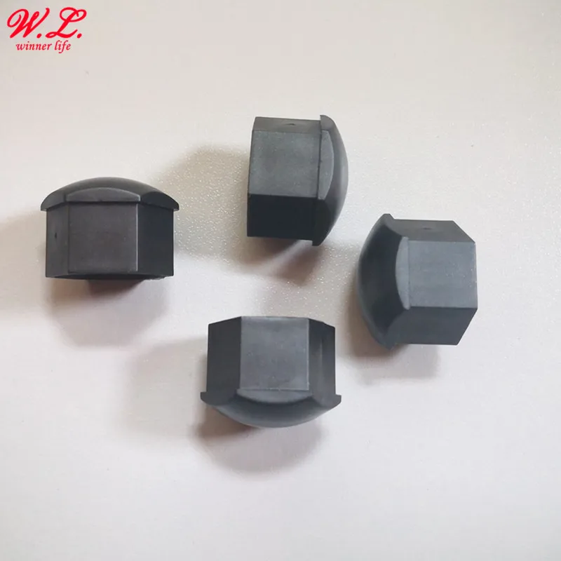 20Pcs Original Black Wheel Lug Nut Center Cover Caps For Audi A1 A3 A4 A5 A6 A7 A8 Q5 Q7 TT OEM:321601173A BLH