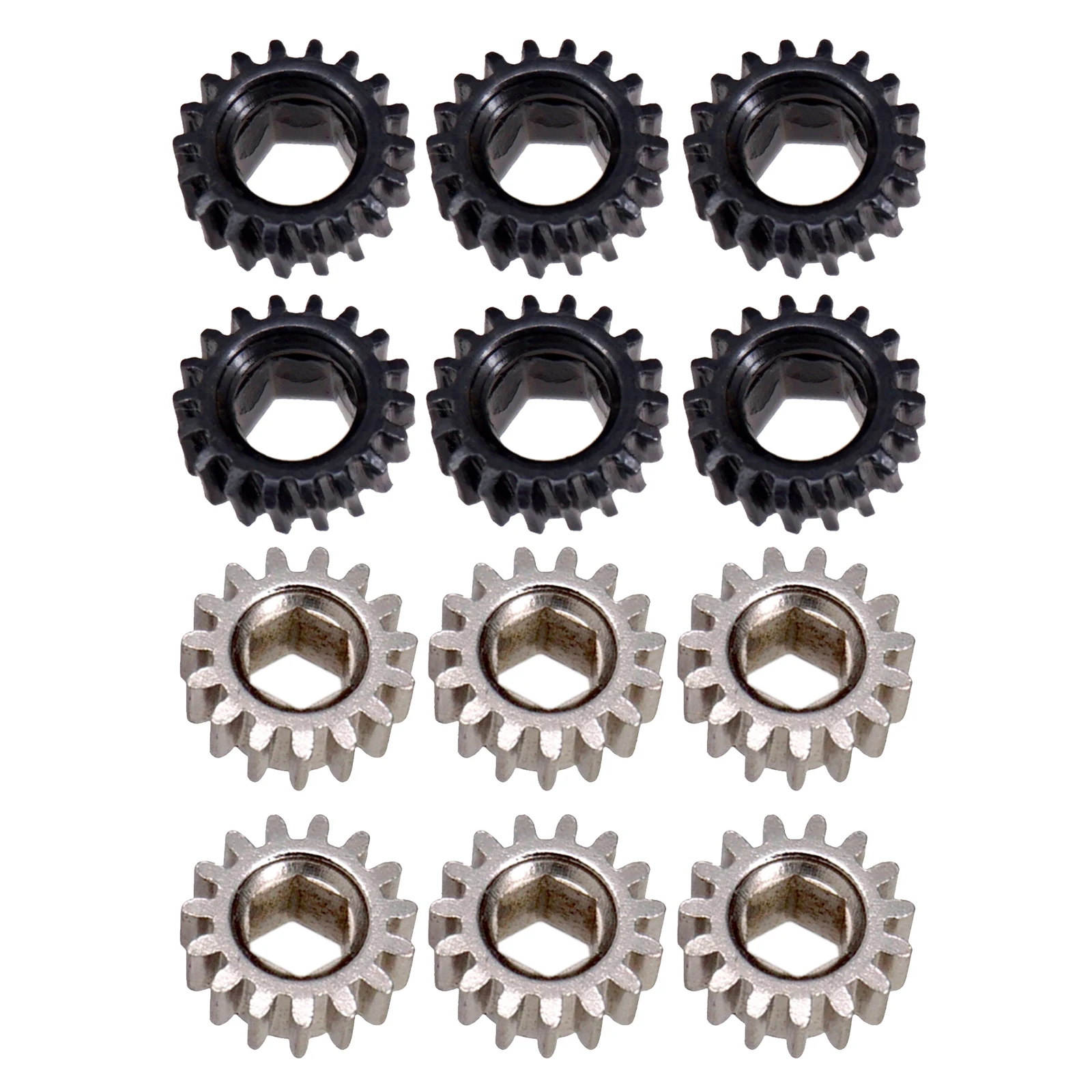 6pcs Guitar Tuning Pegs Keys Machine Heads Mount Hex Hole Gear 1:18/1:15 Ratio Open Gear Guitar Parts