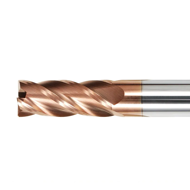 R0.2 R0.5 R1 R2 R3 HRC55 frese a raggio angolare in carburo di tungsteno fresa CNC 4 flauti utensili CNC punta tonda per Router