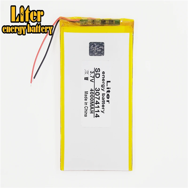 3074114 3075115  3.7 V Lithium Polymer Battery 4000 Mah Ultra-thin High-capacity Diy Tablet