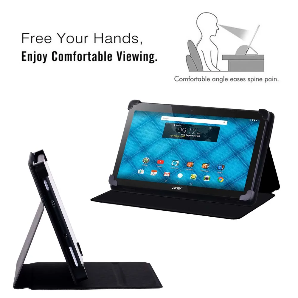 Lovely Letter Cartoon Tablet Case for Acer Iconia A3-A10/Iconia One 10 B3-A10/Iconia One 10 B3-A20/B3-A30/B3-A40/B3-A50 + Pen image 3