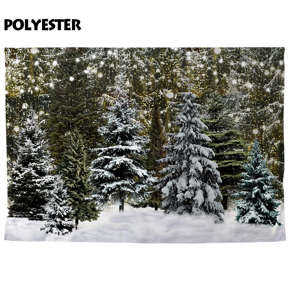 Allenjoy winter fotostudio hintergrund schnee szene kiefer wald Neue jahr weihnachten photophone photozone photo hintergrund