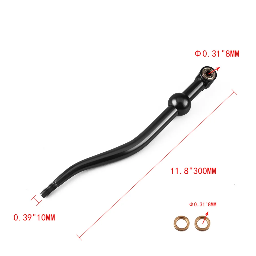 RASTP-JDM Racing Dual Bend Curve Leva del cambio rapido a tiro corto per Honda Civic EG EK EM 1988-2000 RS-SFN003