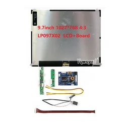 Controller LCD originale da 9,7 pollici 1024X768 HD 4:3 LP097X02 / LTN097XL01-A01 scheda driver monitor HD VGA 2AV per Raspberry Pi