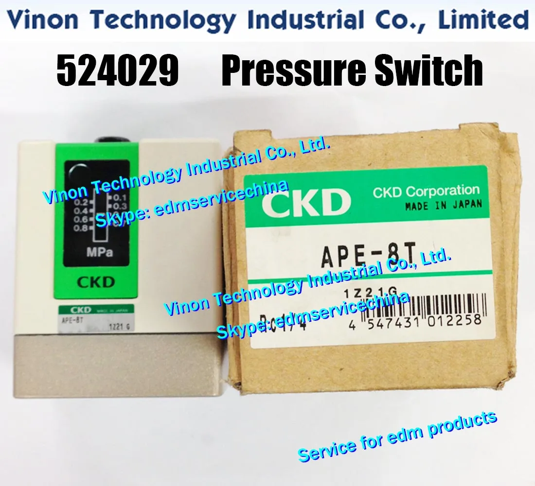 

524029 edm Pressure Switch for Sodic k series wire cut edm machines AQ327,AQ537L