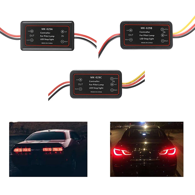 Flash Universal Strobe Controller Flasher Module for LED Brake Stop Light Lamp Can alert the vehicles behind you to stop