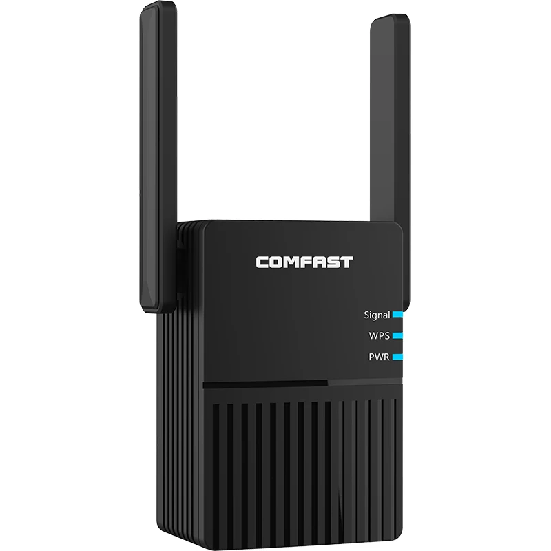 Comfast-repetidor de sinal, mini repetidor com dupla frequência ac1200, 1200m, amplificador de sinal sem fio