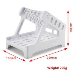 Soporte externo General para impresora térmica de códigos de barras, rollo de papel de etiqueta de envío expreso, soporte dos en uno