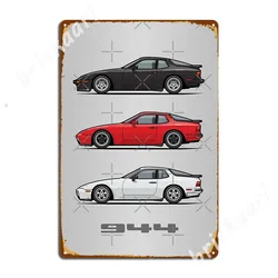 P 944 951 Turbo Trio Metal Signs Wall Plaque Wall Club Designing Tin sign Posters