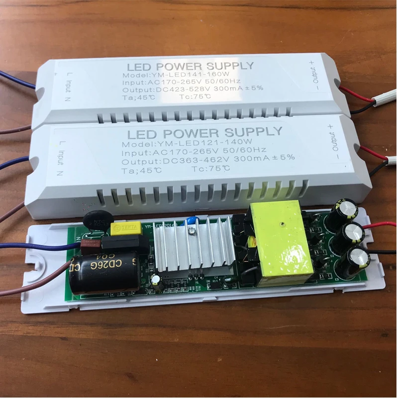 LED Driver 18-24W 25-40W 37-50W 51-60W 61-80W 81-100W 101-120W 121-140W 141-160W For LEDs Power AC180-265V Lighting Transformers