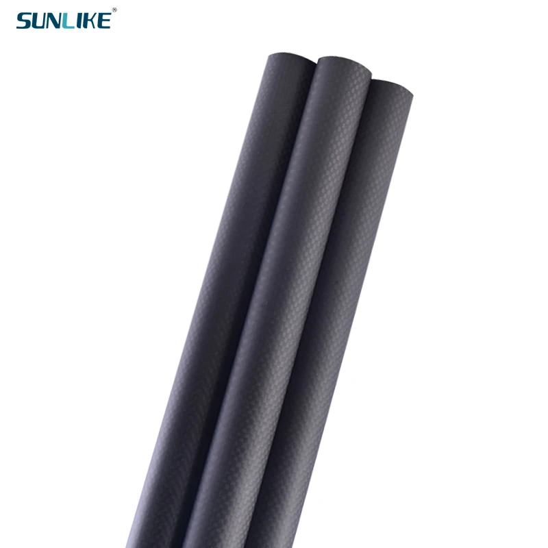 2 PCS 3K Carbon Fiber Tube Length 248mm Diameter 30mm 32mm 33mm 34mm 35mm 36mm 37mm For RC Model Aircraft Drone Accessories