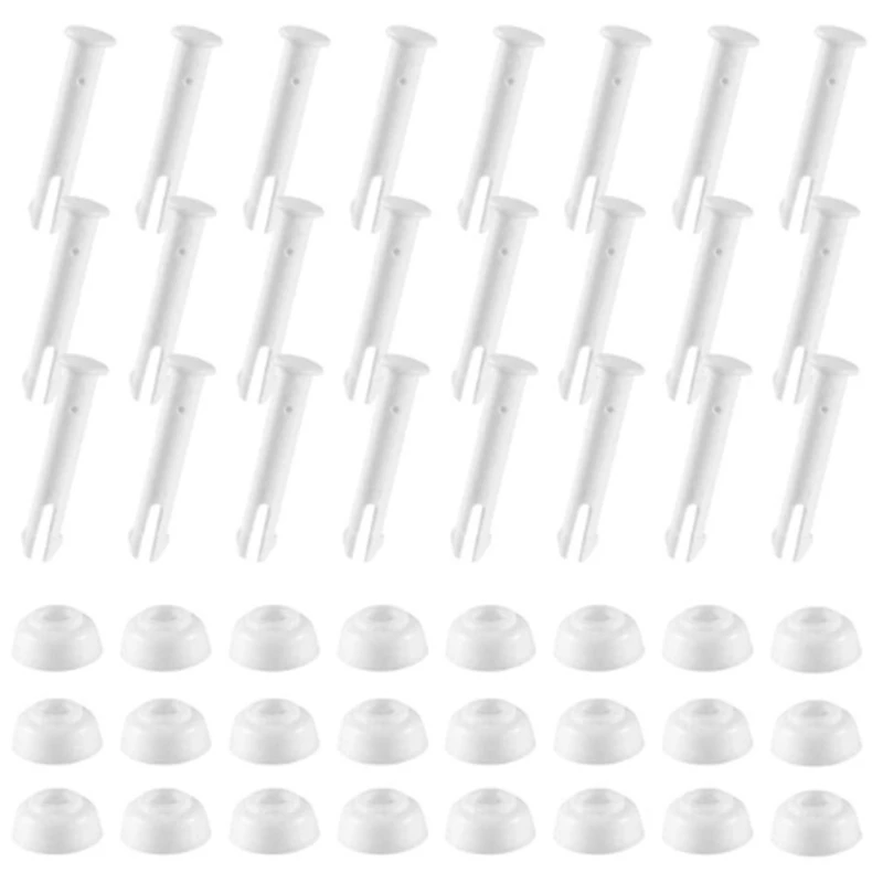 24Pcs ABS Pool Joint Pins, 6cm/2.36in Cap Set Seals for Intex Swimming Pool Replacement Parts 28270-28273