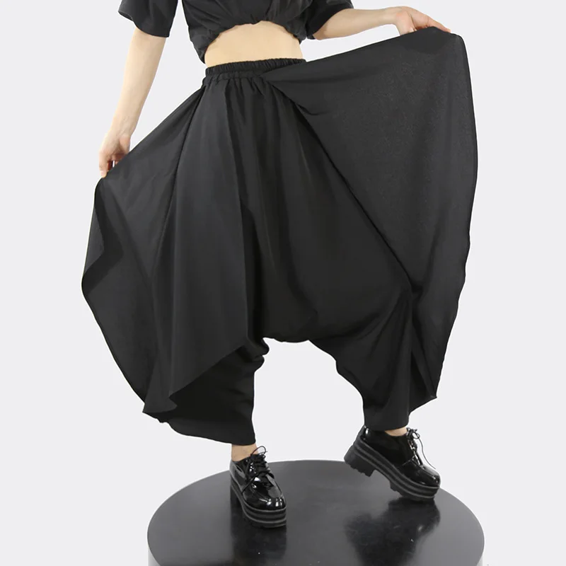 Ladies' Slacks Spring And Autumn New Dark Harajuku High Street Hip-Hop High Street Show Party Casual Slacks