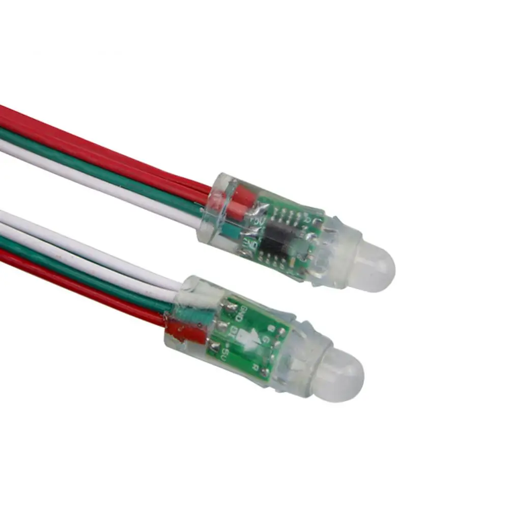 WS2811 Individually Addressable RGB  DC5v/12V12MM LED String Lights