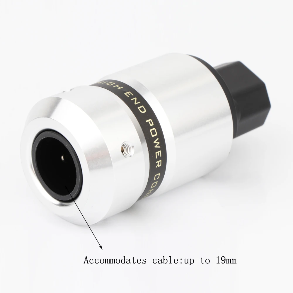 Paar Hi-End Rhodium/Gold/Rot ver kupfert uns Netz stecker Stecker iec Buchse DIY Netz kabelst ecker – Detail 8