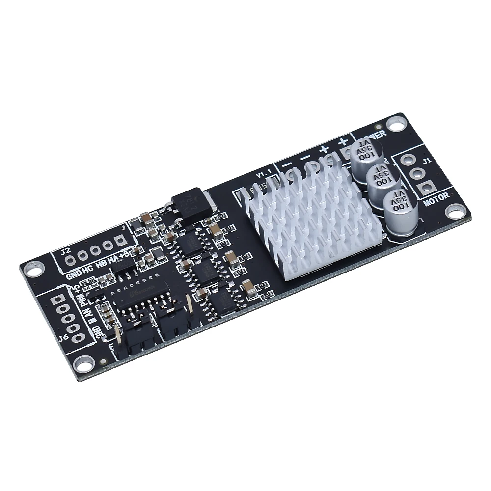 200W PWM three phase DC brushless Hall motor controller module brushless motor driver board can be controlled in both directions