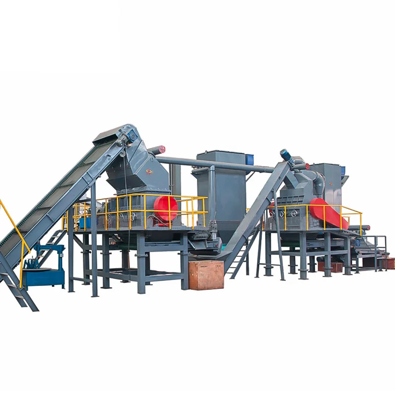 Rubber Recycling Tire Scrap Rubber Making Machine Tyre Recycle Plant Tire Primary Shredder Tire Rubber Granulator CN