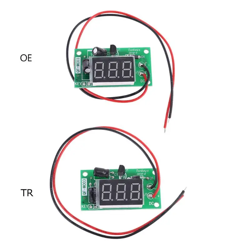 

DC 12V Power-ON Counter Module Accumulator 3-Bit Red 0.36in Digital Tube Display Trigger Counter Module Accumulator