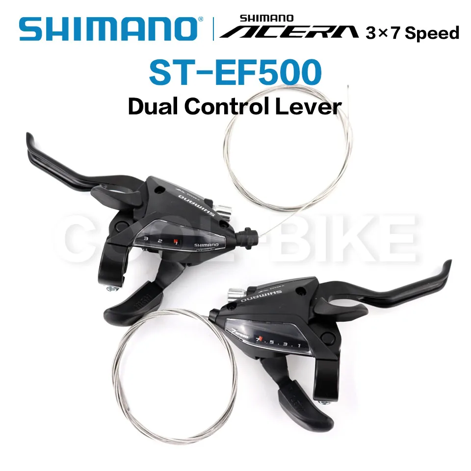 SHIMANO TOURNEY Bike 7 Speed Derailleur Kit ST EF500 Shift/Brake Lever FD TY500 RD TY300 Derailleurs Bicycle Parts