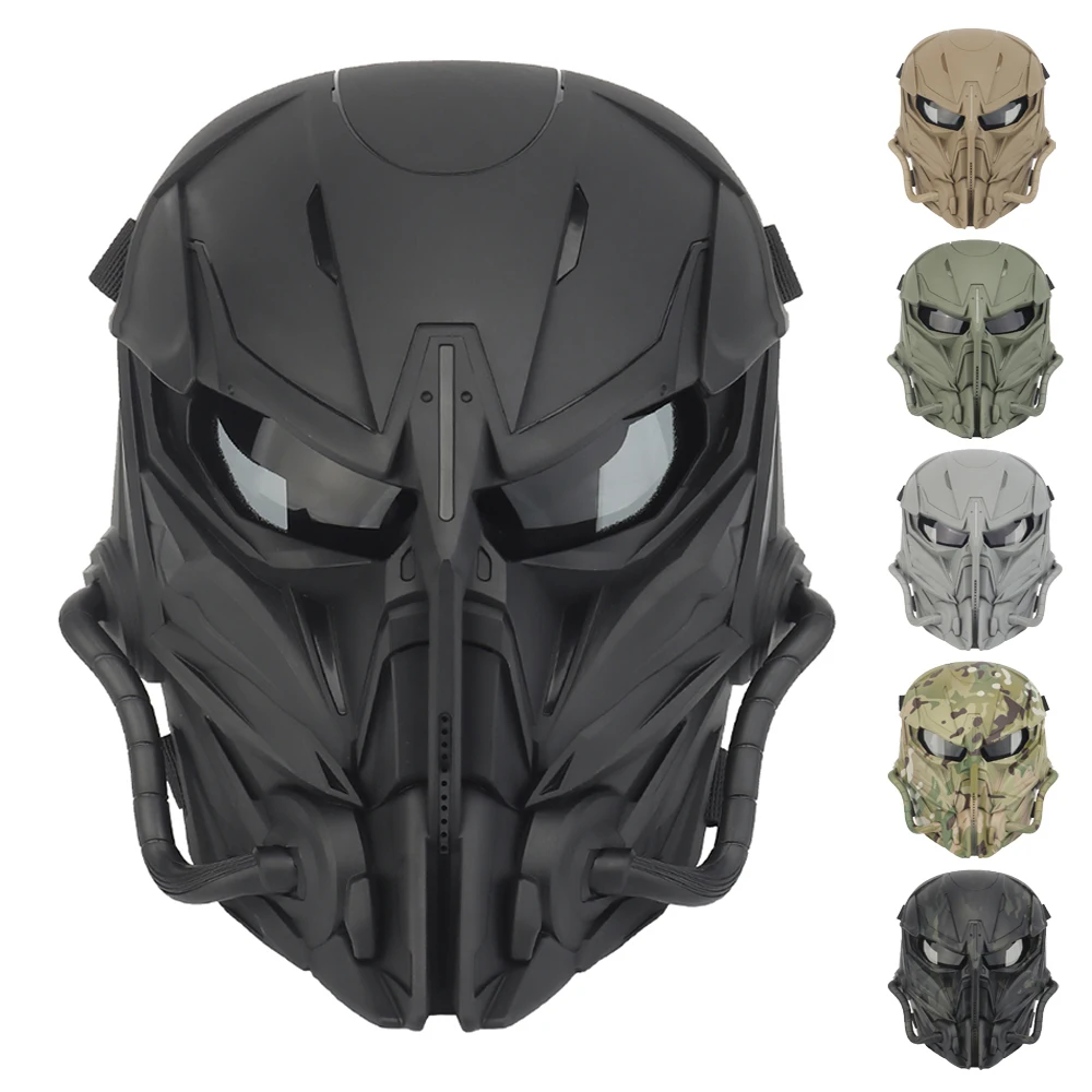 

Airsoft Protective Mask Tactical Paintball CS War Games Combat Equipment Punisher Anti-Fog Lens Breathable Hunting Mask