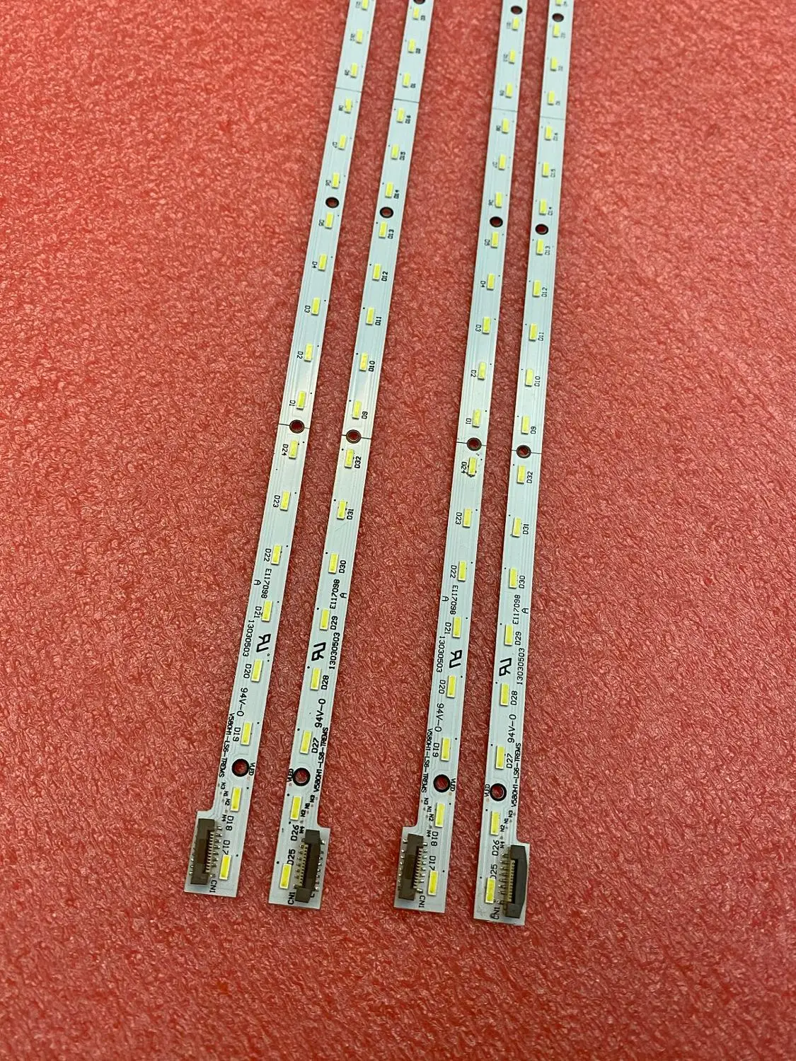 

New 4 Pieces/lot 32LED LED backlight for LED58K610X3D V580HK1-LS6 V580H1-LS6-TLEM3 V580H1-LS6-TREM3 58E760A