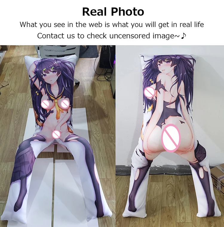 Inflatable Sex Body Pillow Dakimakura Onahole Holder Anime Waifu Kurumi Chika Mai Pillow For Masturbator Sex Pump Included