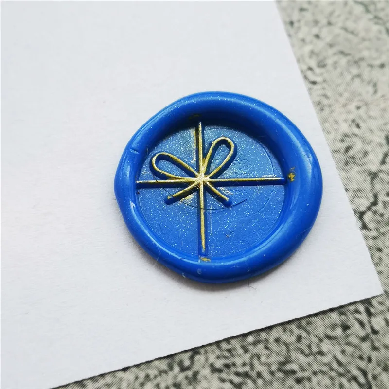 Bow wedding gift wax stamp packing Retro Wood Stamp Sealing Wax Seal Stamp Wedding Gift Decorative sealing Stamp wax seals