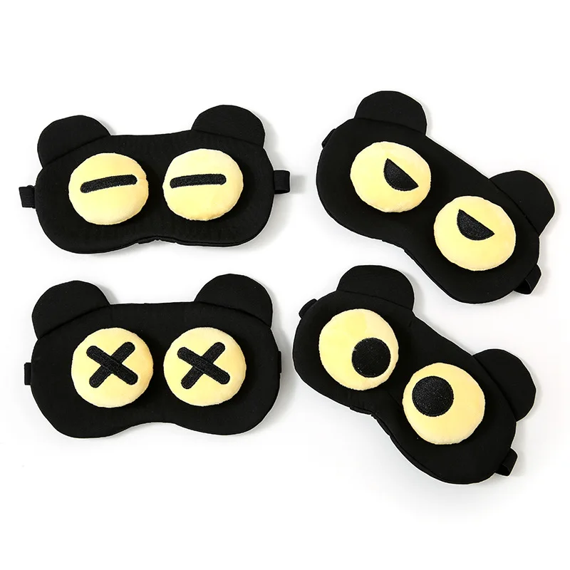 1PC Sleeping Eye Mask For Kids Sleep Plush Eye Mask Relaxation Suitable for Travel Family Party Toys Gift Cute Dropshipping