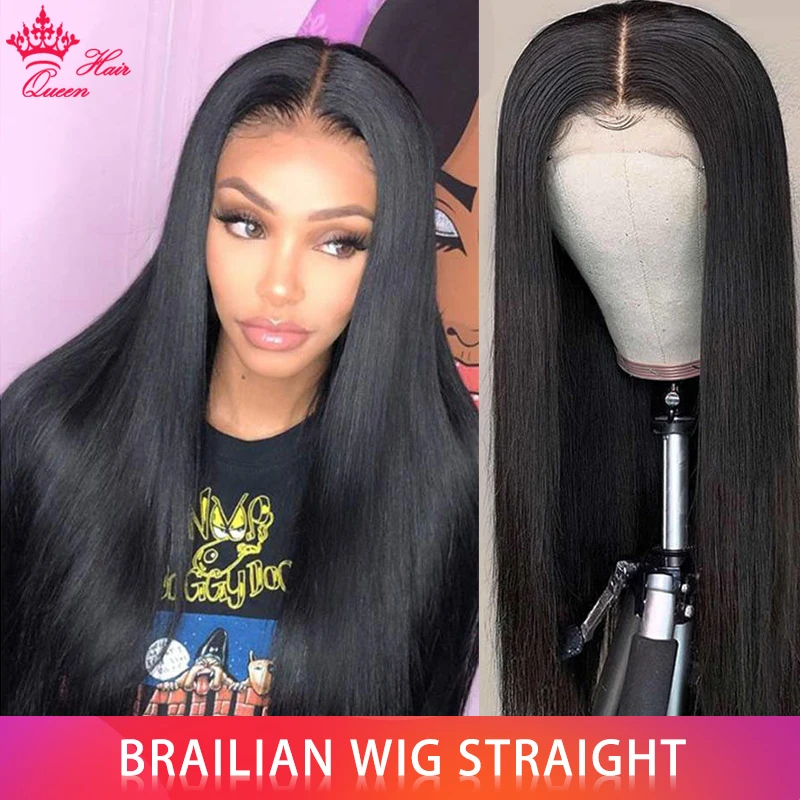 13x4 Lace Front Virgin Human Raw Hair Wigs Lace Frontal Wig Lace Front Wig Brazilian Straight Wig Full Queen Hair Products