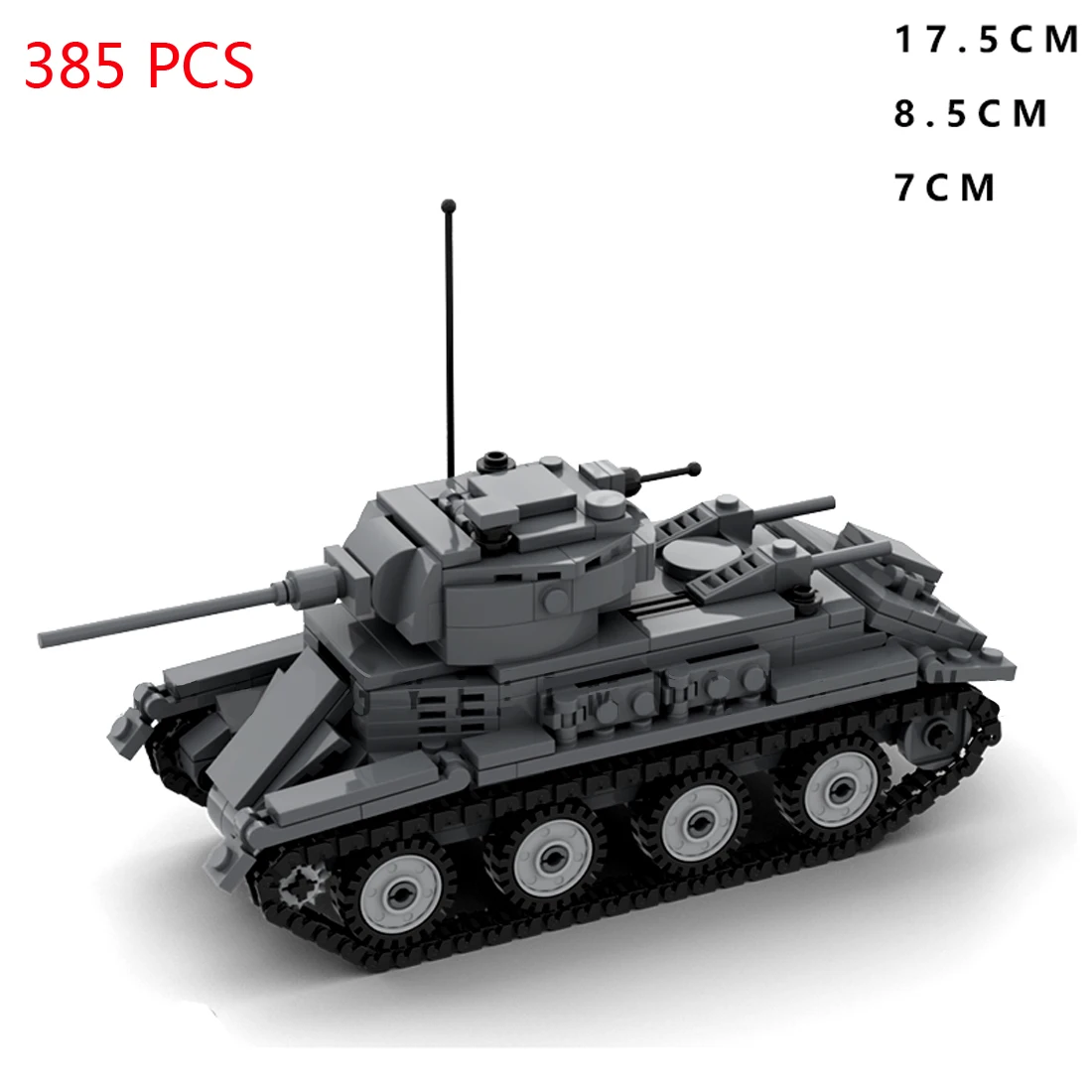 hot military WW2 technical vehicles Soviet Union Army B-T7 fast tank war weapon equipment bricks model Building Blocks toys gift