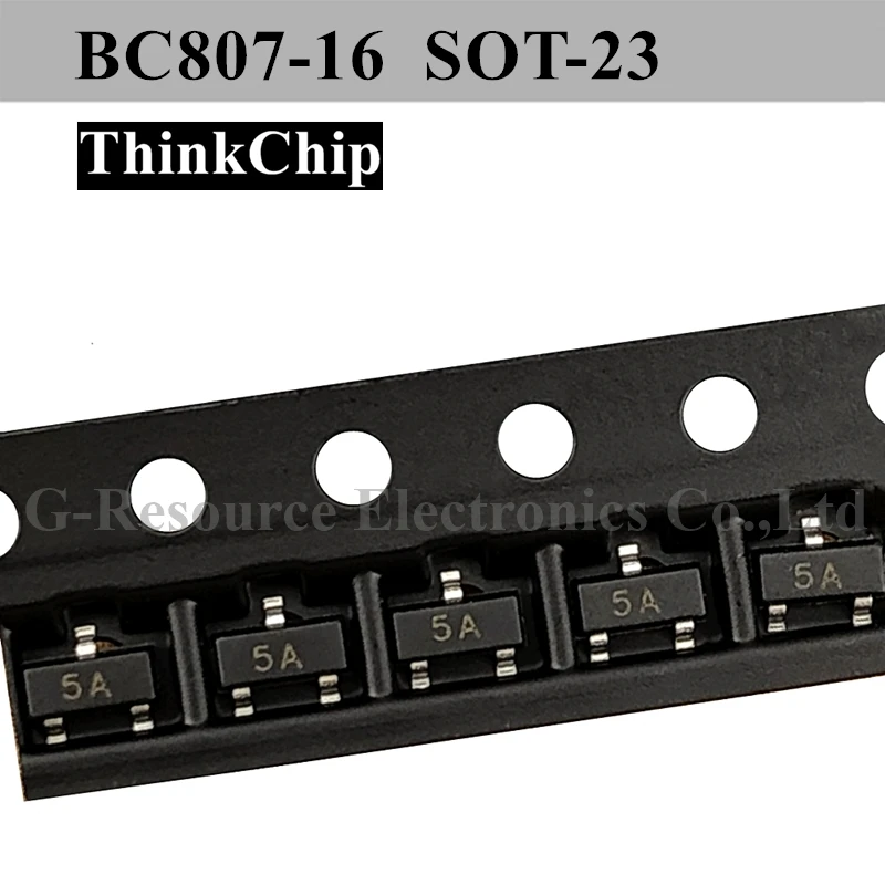 ТРАНЗИСТОР BC807, SOT23, SMD PNP, 100, BC807-16 шт.