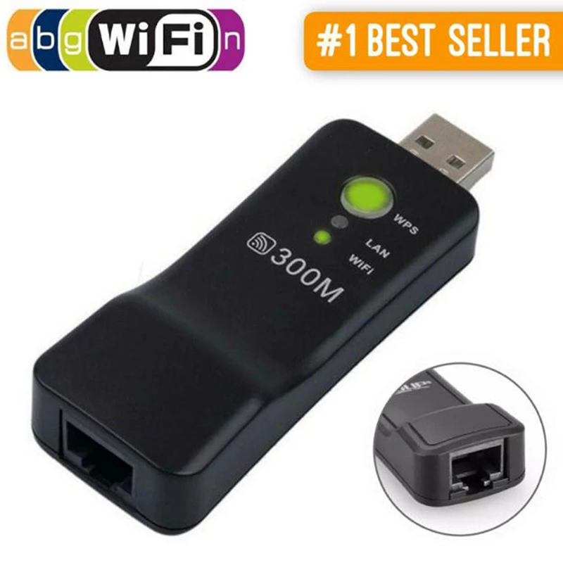 Smart TV To UWA-BR100 Wifi Wireless USB LAN Adapter Wifi Repeater