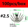 100pcs size 2.5