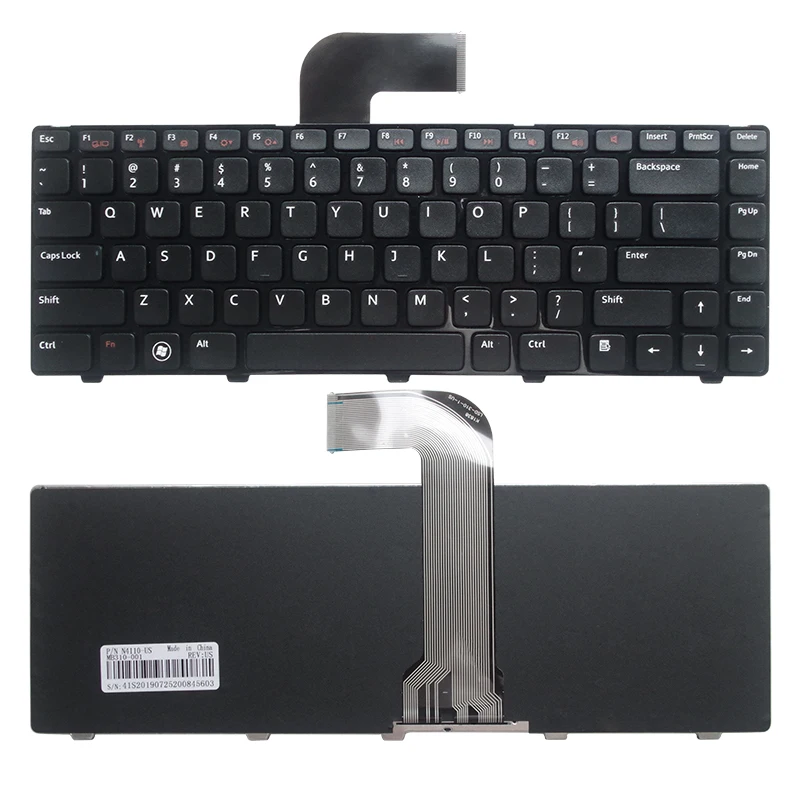 Laptop Keyboard for DELL M4120  M421R N4110 N4040 N4050 M4040 M4050 14VR Notebook Replace Keyboard