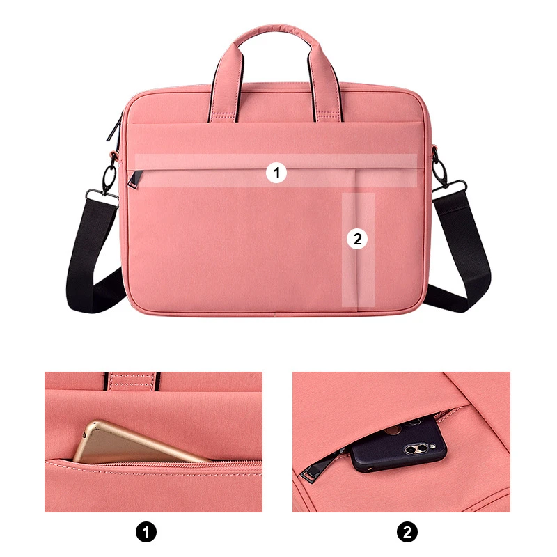 Alirattan New Trendy Canvas Laptop Tote Bags Large Capacity Fashion  Leisure Apple Business Macbook Pro Briefcase Travel Bag