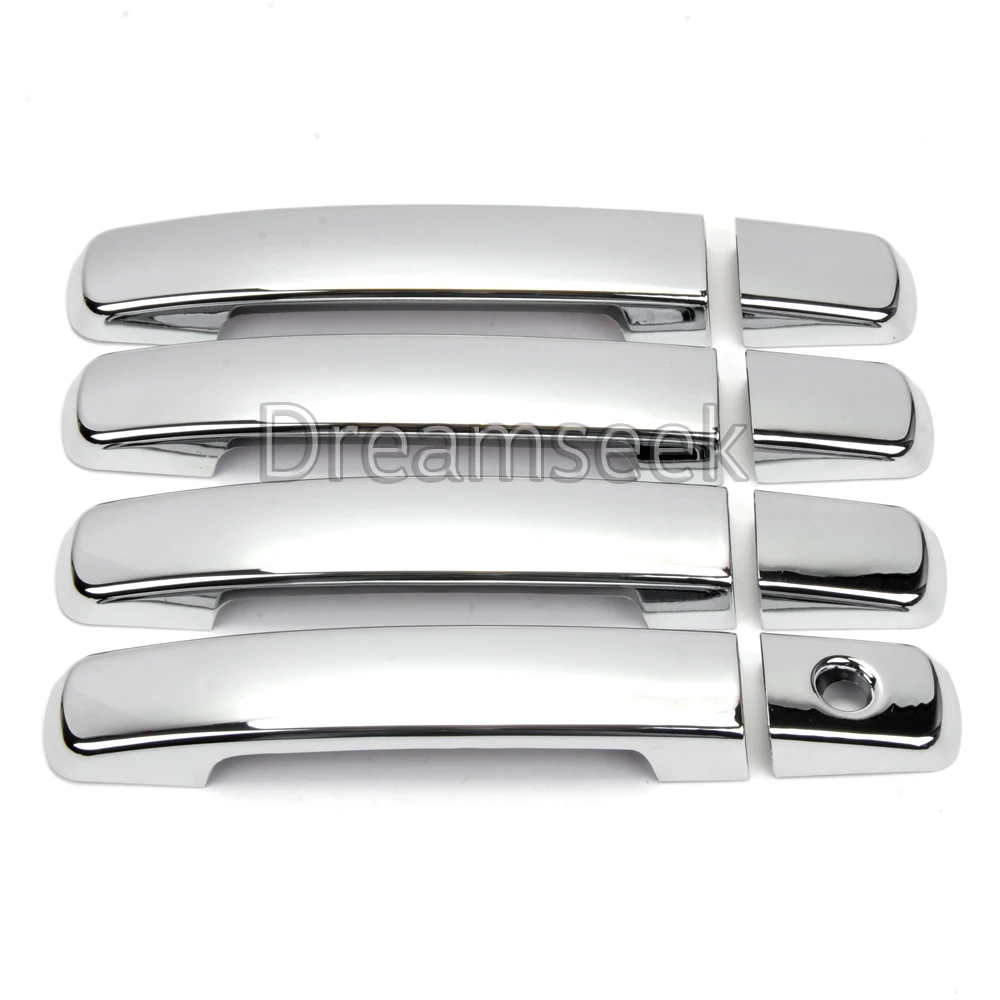 

Exterior Door Handle Cover for Nissan Quest Frontier Maxima Sentra Altima Qashqai Chrome Molding Trim with Smart Keyhole