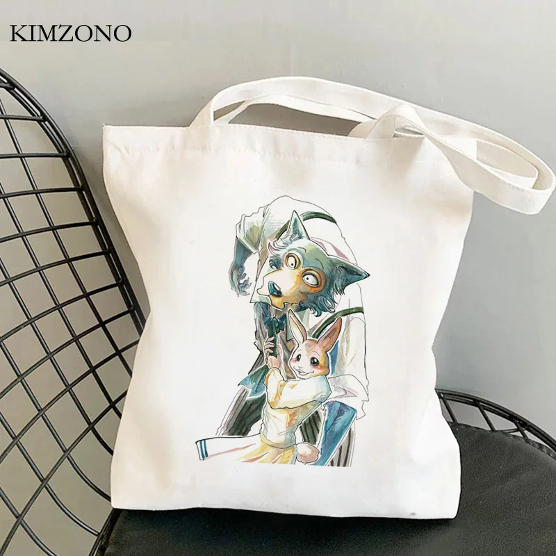 Beastars shopping bag grocery handbag shopper recycle bag canvas eco bag tote ecobag net reciclaje sac tissu