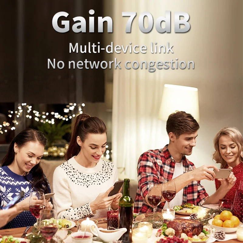 GOBOOST Single Band Signal Repeater 4G LTE 700 800 1800 MHz Cellular Amplifier 2G 3G 850 Booster with 10M Cable Kit New
