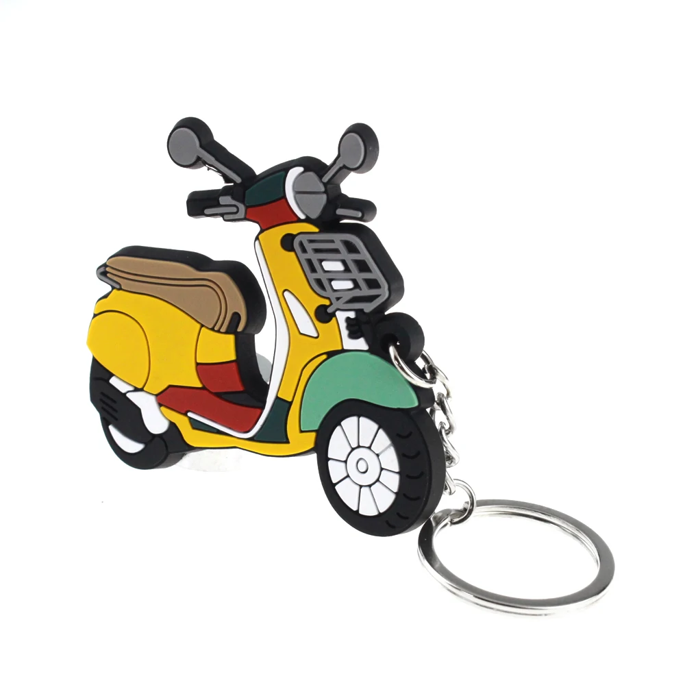 Motorcycle Keychain Key Ring For Piaggio VESPA GTS300 Sprint Primavera Super GTV LX PX ET Spring 150 co-branded edition